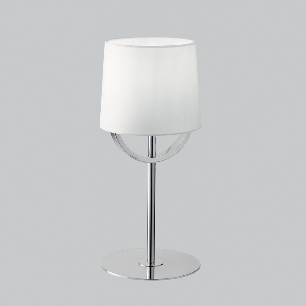 LUMETTO ASTORIA CROMO/BIANCO 1XE27 18X40,5CM
