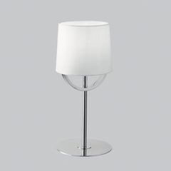 LUMETTO ASTORIA CROMO/BIANCO 1XE27 18X40,5CM