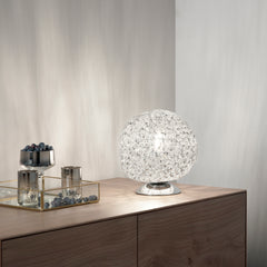 LUME ASTRA IN ALLUMINIO CROMO 1XE27 20X20X21CM