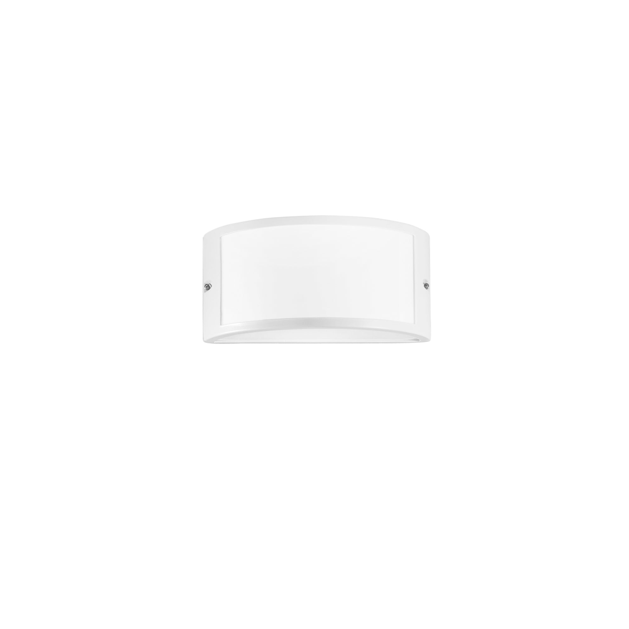 "Applique da esterno AUSTIN in alluminio bianco e diffusore in policarbonato"
