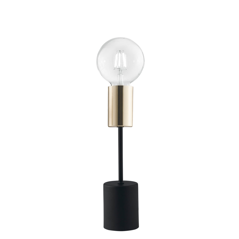 LUME AXON NERO/ORO1XE27 7,5X7,5X30CM