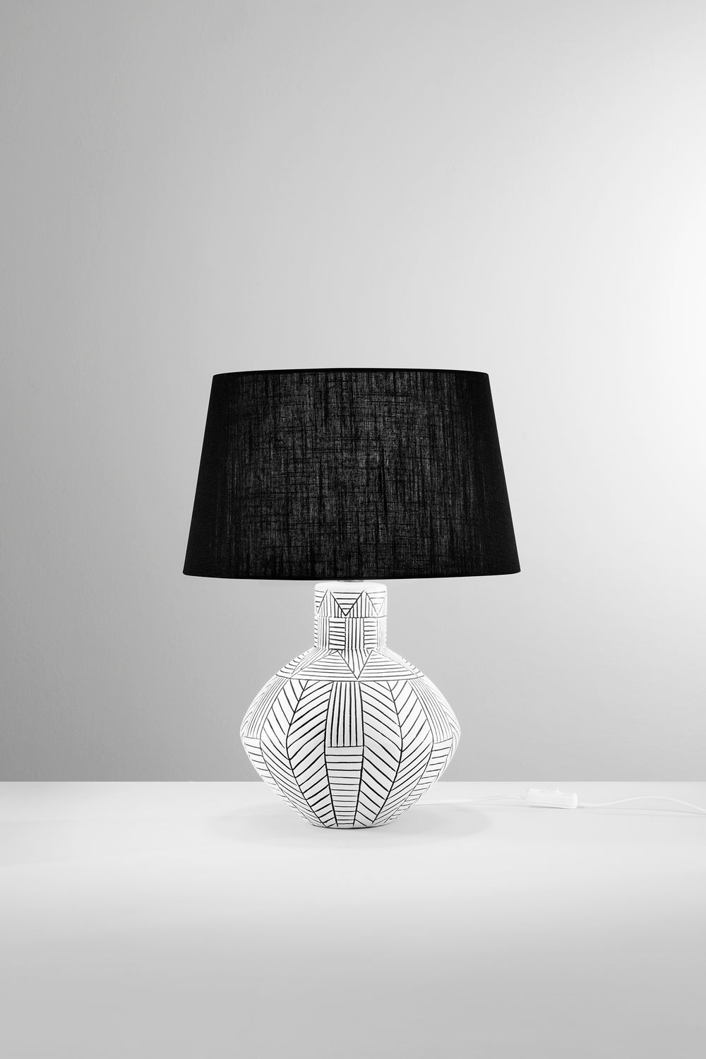 LUME AZTEC IN CERAMICA MISURA TOTALE D38XH51CM