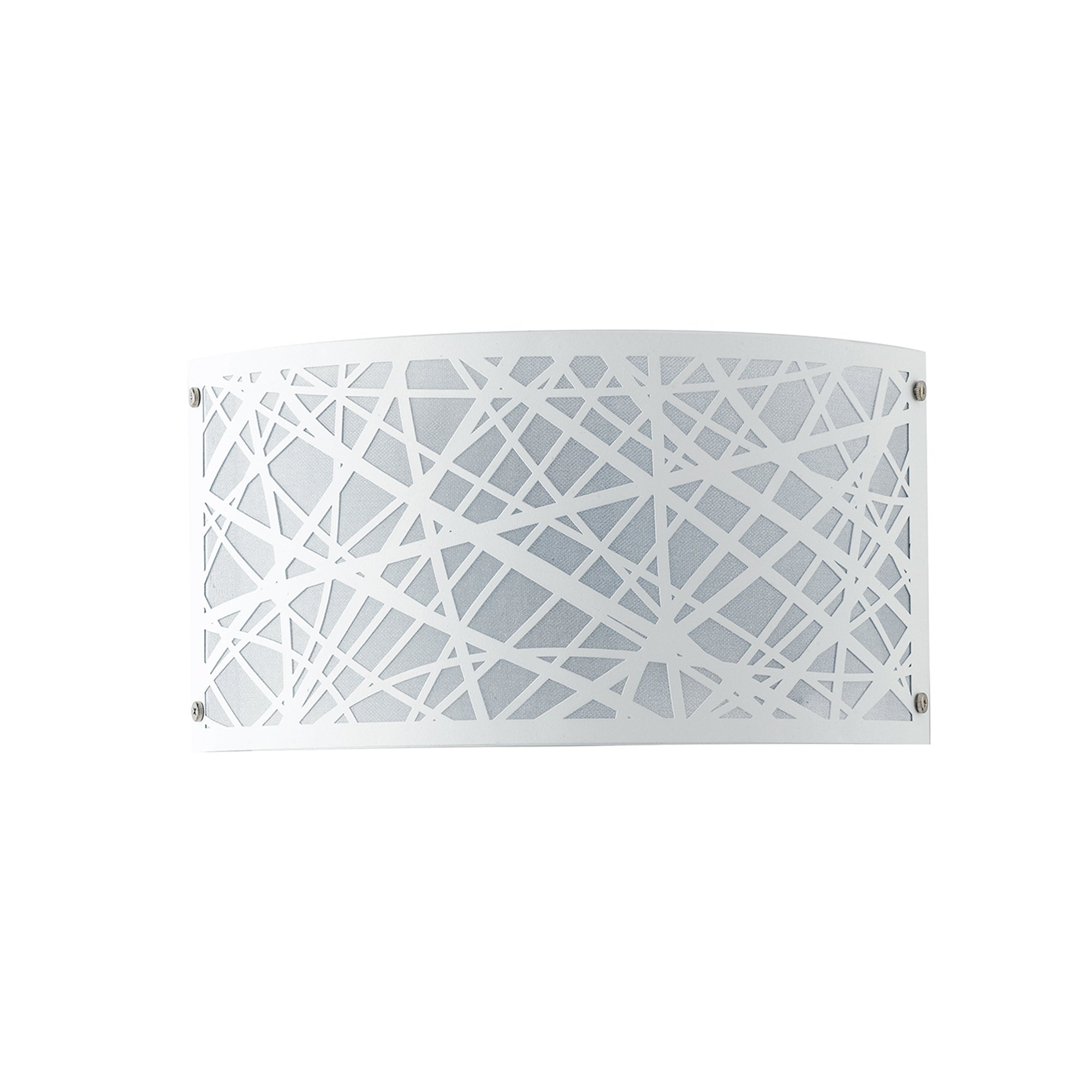 "Applique BATIK in acciaio bianco con decori a taglio laser"