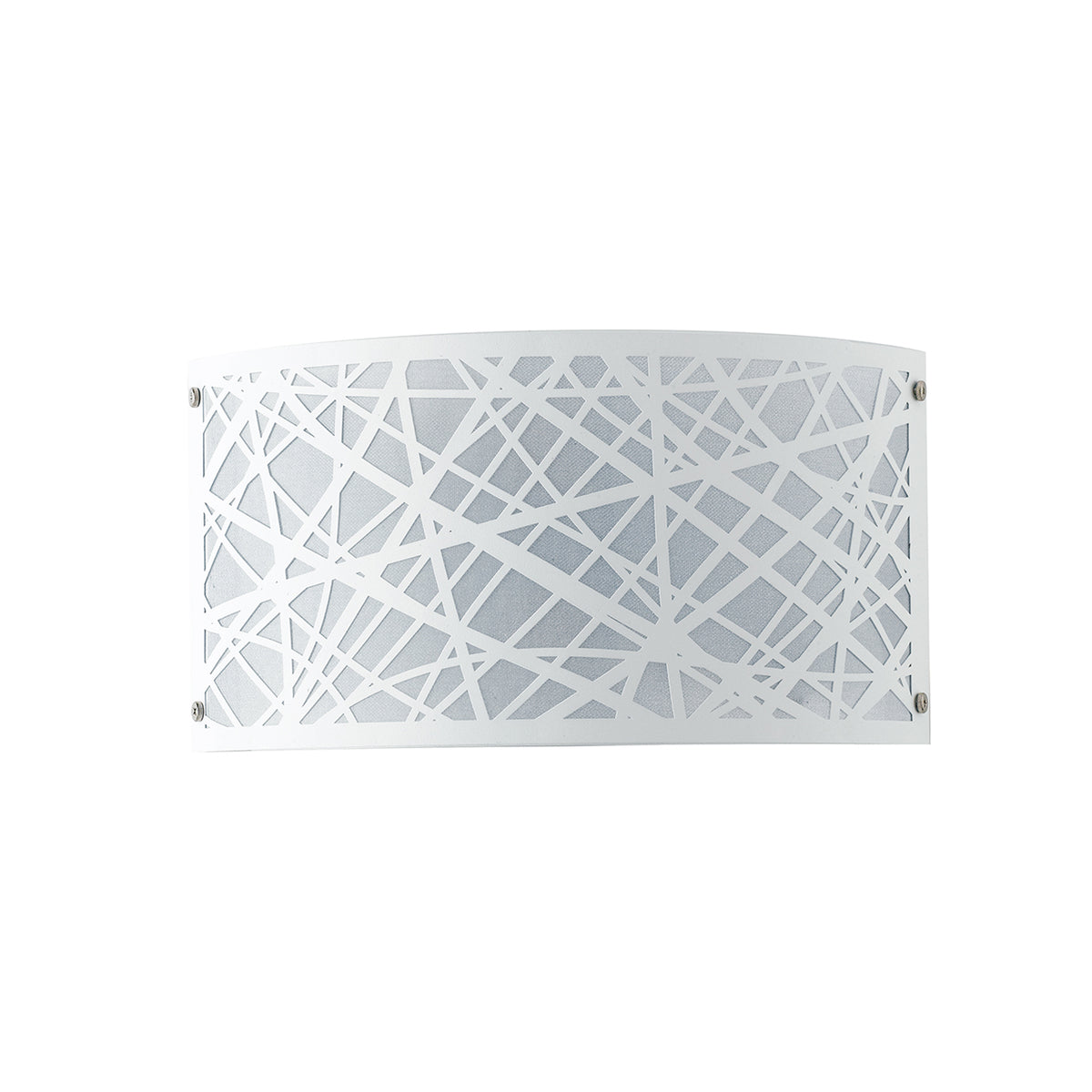 "Applique BATIK in acciaio bianco con decori a taglio laser"