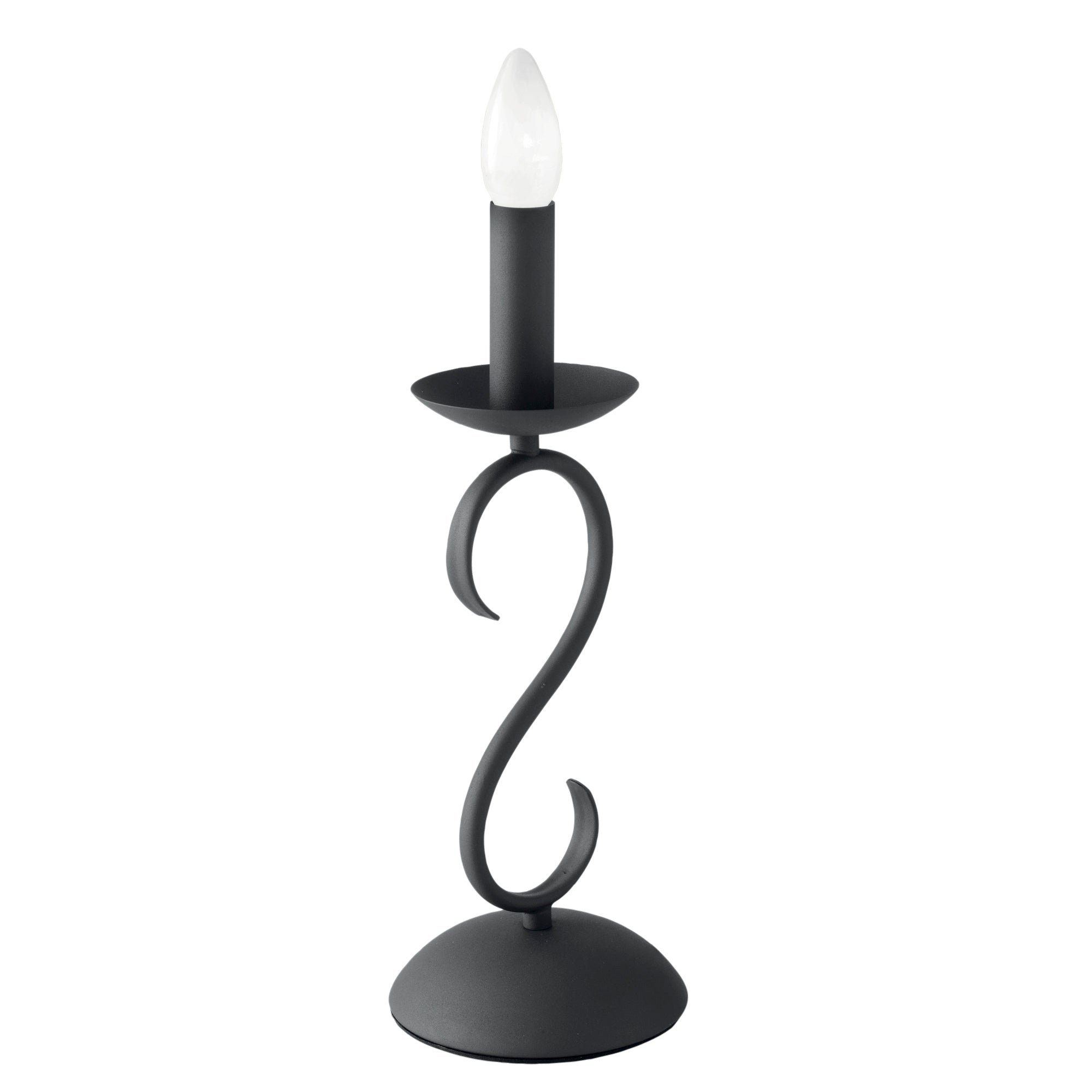 LUME BEATRICE ANTRACITE 1XE14 14X33CM