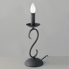 LUME BEATRICE ANTRACITE 1XE14 14X33CM