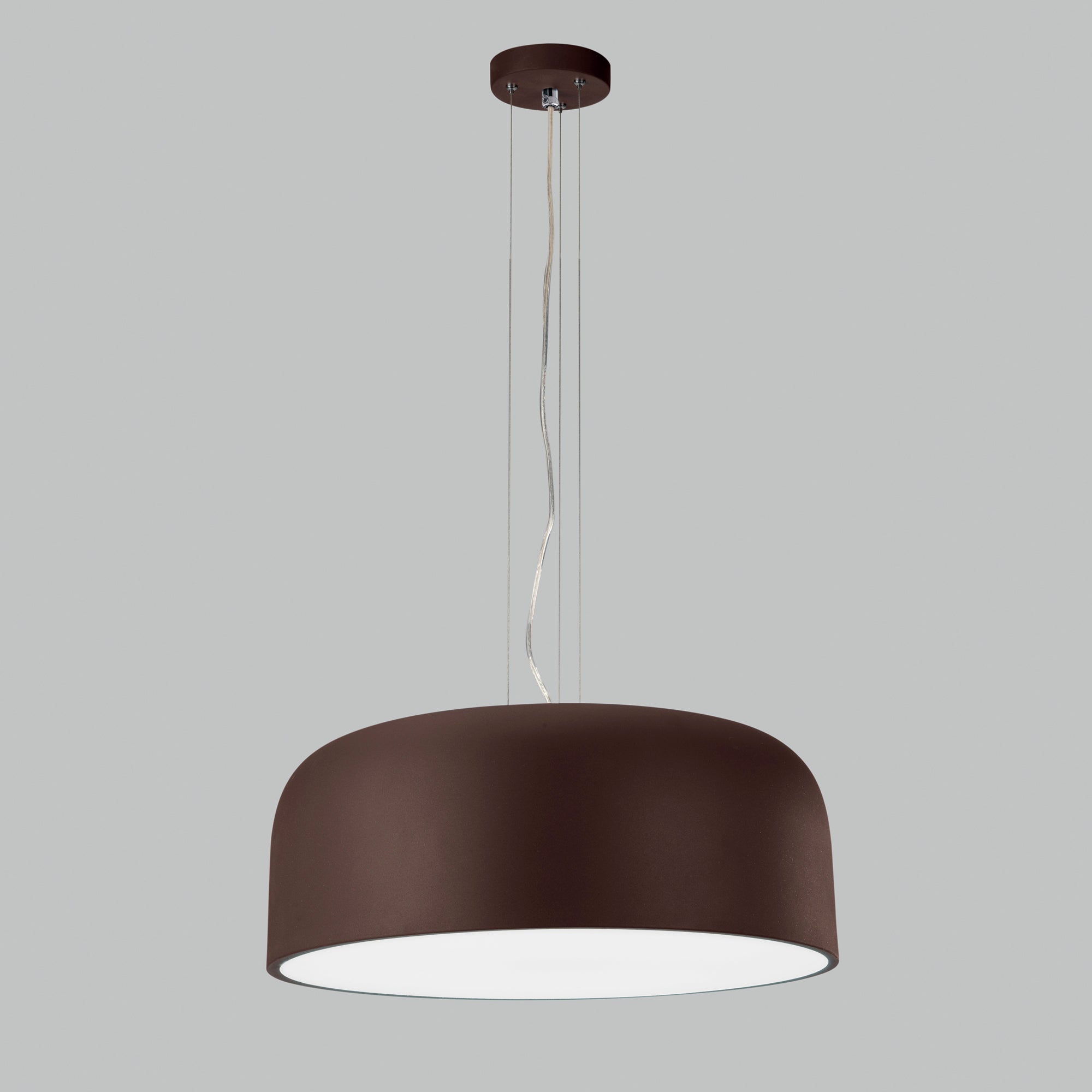 SOSPENSIONE BISTROT CORTEN 4XE27 52X52X22CM