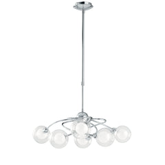 LAMPADARIO BLOG CROMO 6XG9 66X111CM
