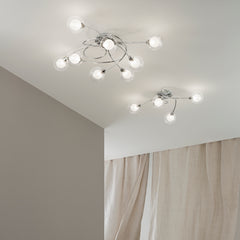 PLAFONIERA BLOG CROMO 4XG9 60X19X44CM