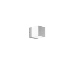 "Applique da esterno BOOSTER in metallo argentato 13x13cm IP65"