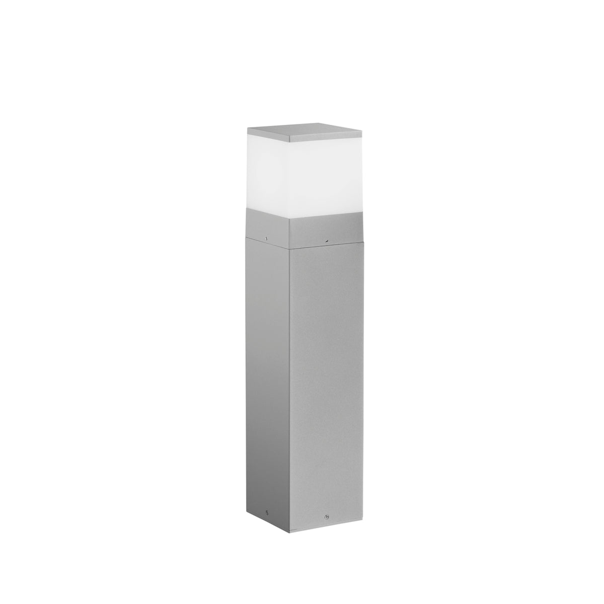 "Paletto da esterno BOOSTER in metallo argentato 60cm IP65"
