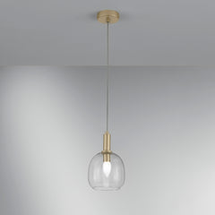 SOSPENSIONE BRANDY ORO 1XE14 16X16X150CM