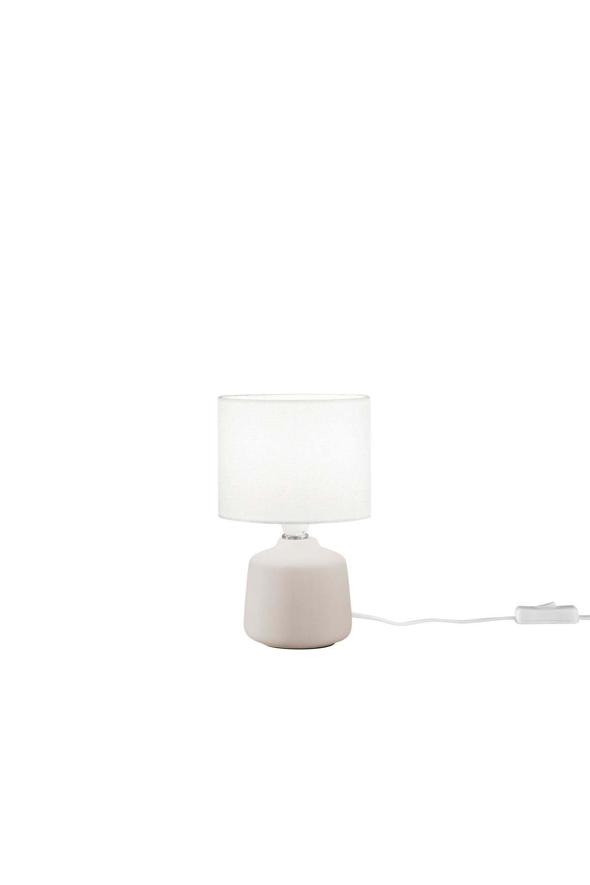 "Lampada Burano con base bianca in ceramica "