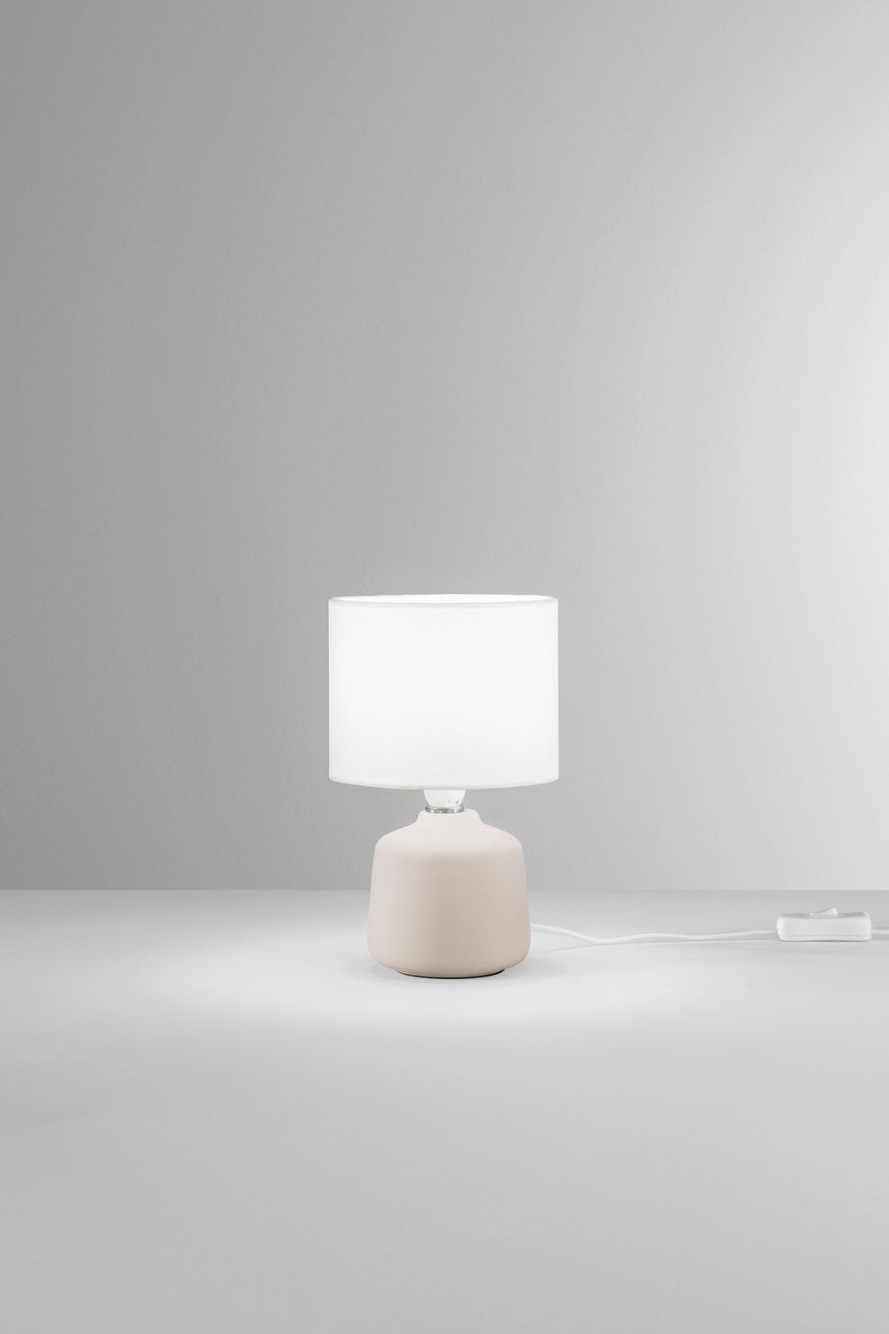 LUME BURANO IN CERAMICA BIANCO 1XE14 MISURA TOTALE D14XH22CM