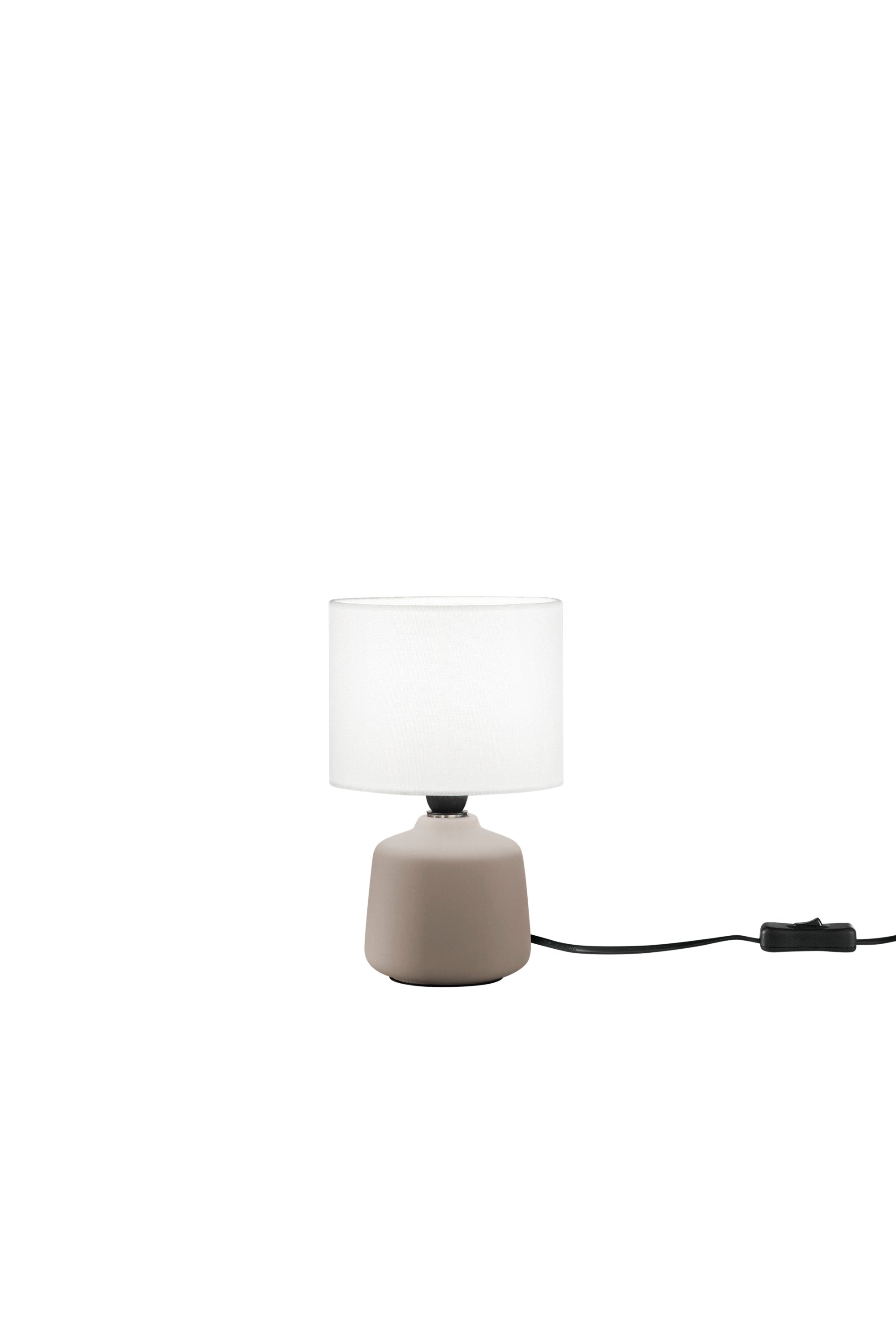 LUME BURANO IN CERAMICA BEIGE 1XE14 MISURA TOTALE D14XH22CM