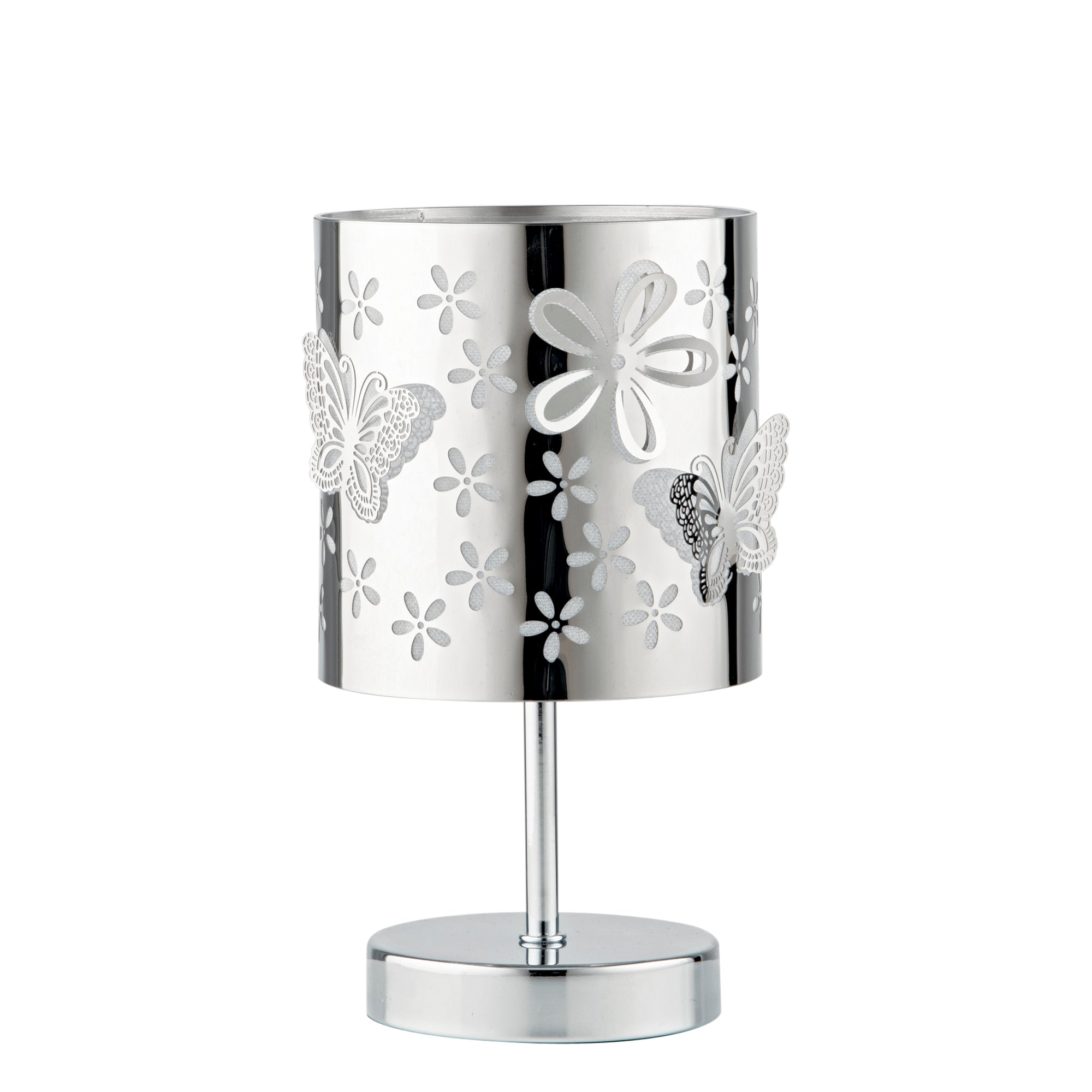 LUME BUTTERFLY CROMO 1XE14 13X13X19CM