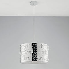 SOSPENSIONE BUTTERFLY CROMO 1XE27 35X35X100CM