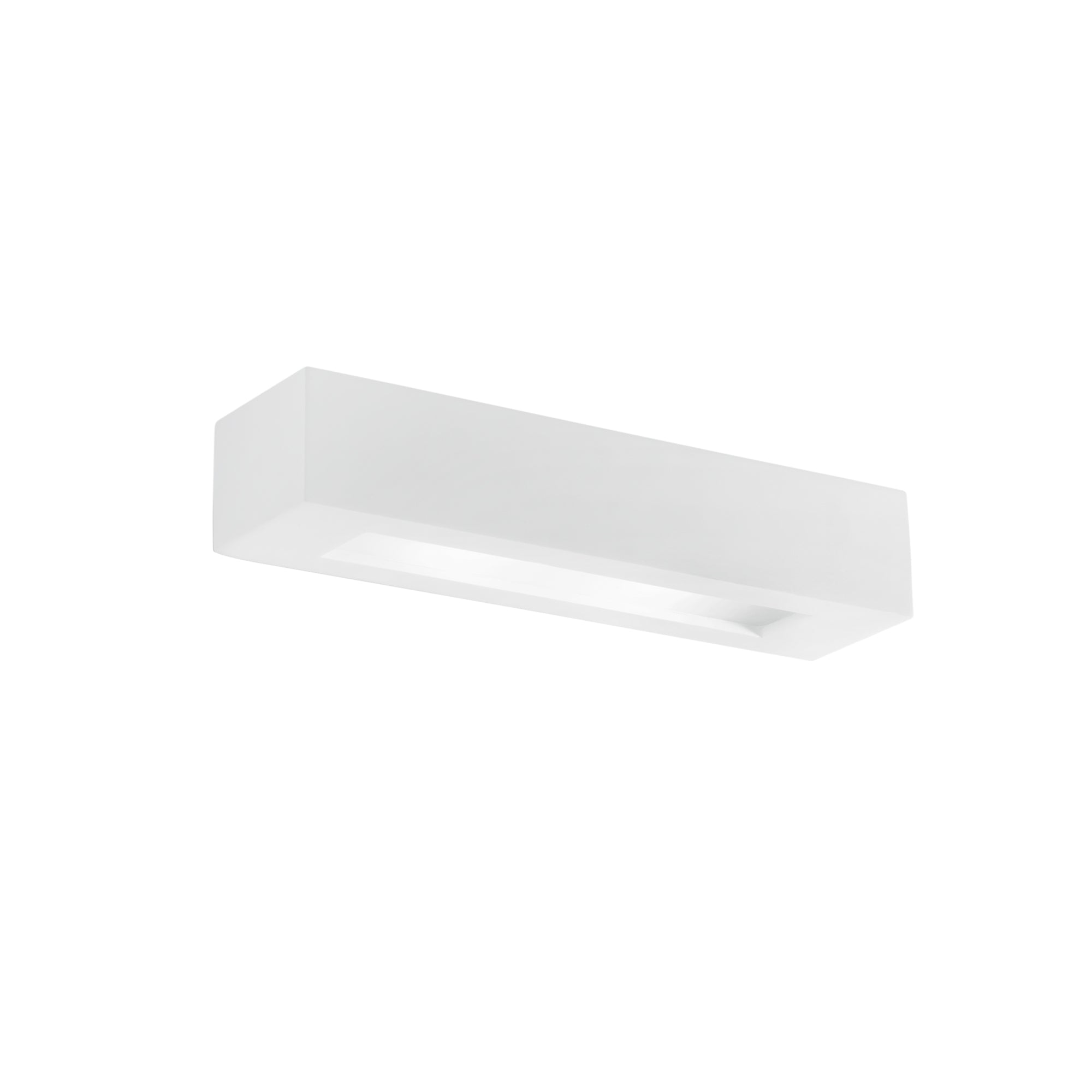 "Applique CANDIDA in gesso bianco verniciabile"