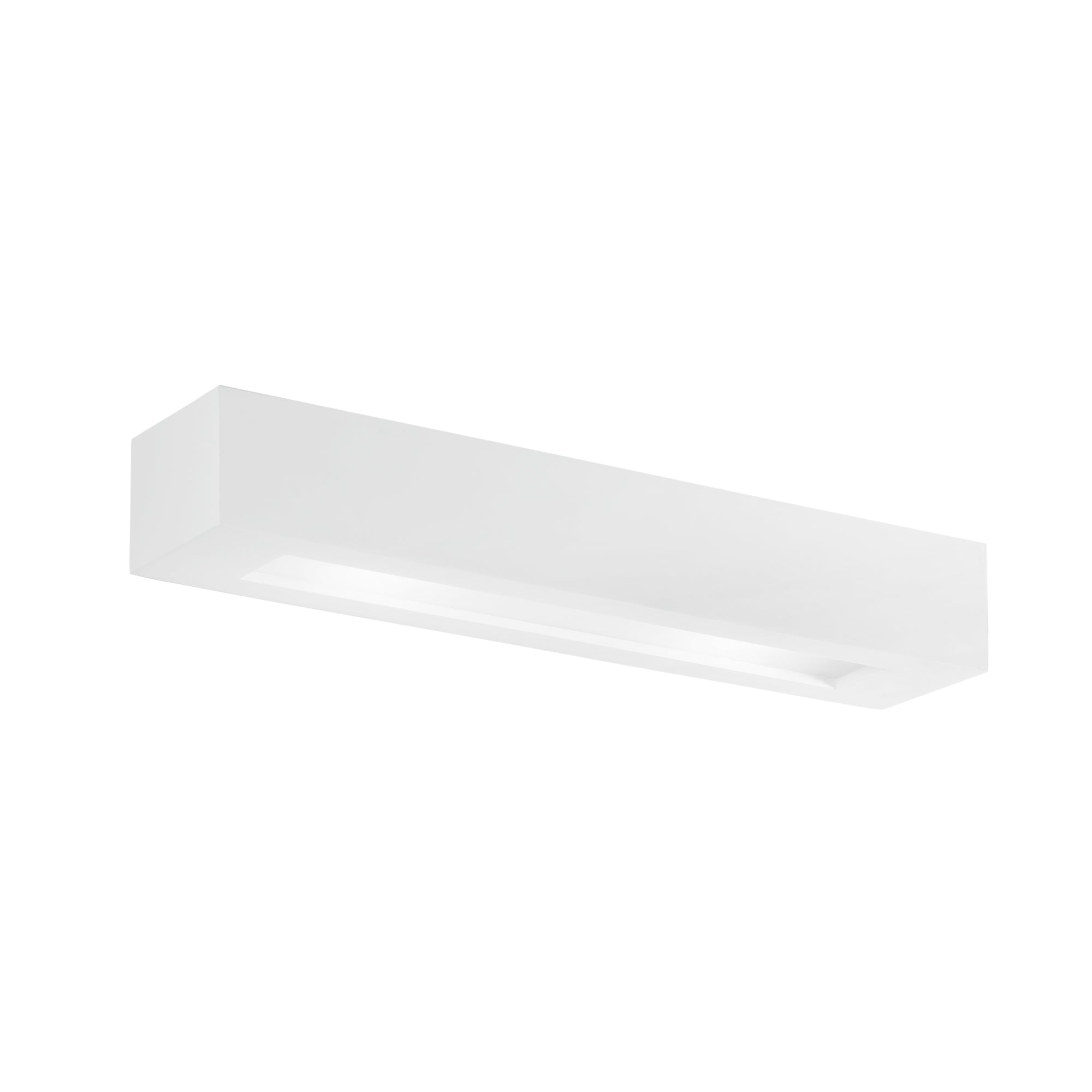 "Applique CANDIDA in gesso bianco verniciabile 56cm."