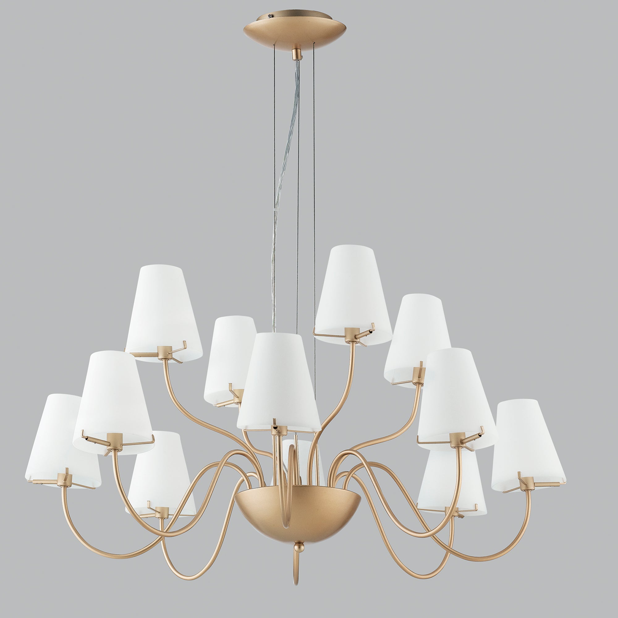 SOSPENSIONE CANTO ORO/BIANCA 12XG9 83X150CM