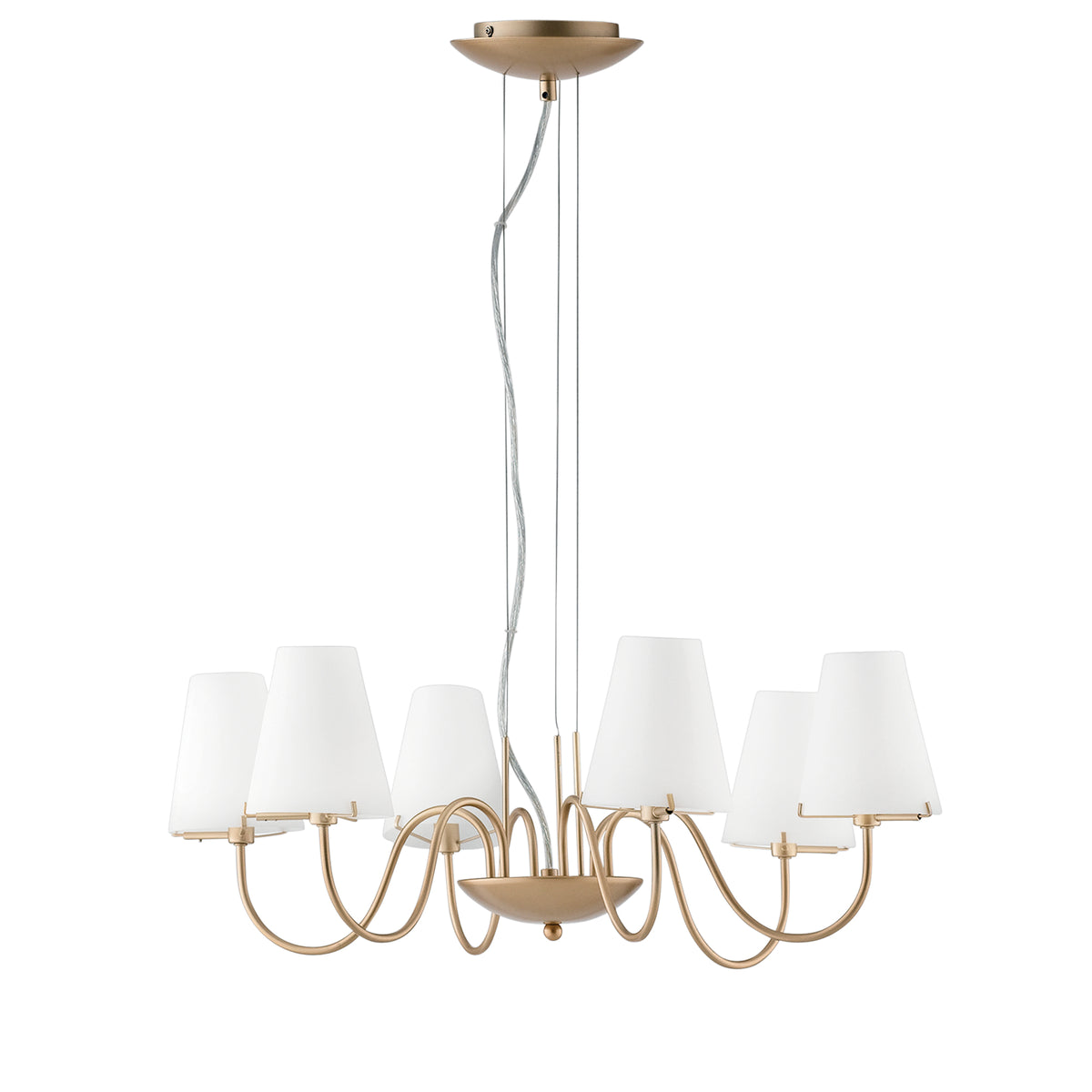 SOSPENSIONE CANTO ORO/BIANCA 6XG9 65,6X150CM