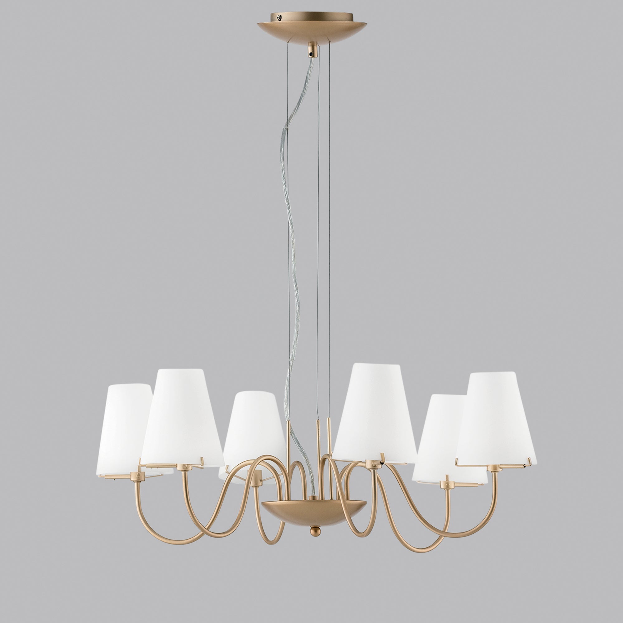 SOSPENSIONE CANTO ORO/BIANCA 6XG9 65,6X150CM