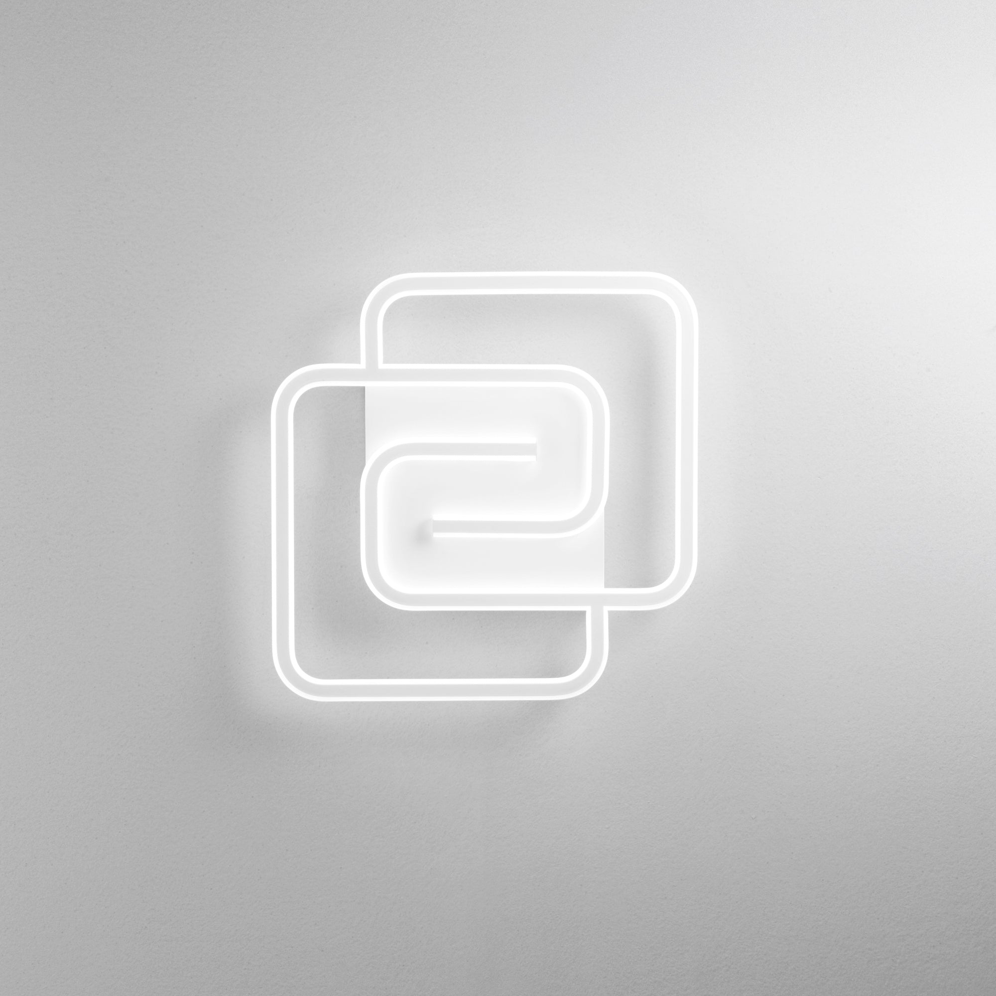 PLAFONIERA LED CAYMAN QUADRATA BIANCA 40W 5440LM CCT 49X49X6CM