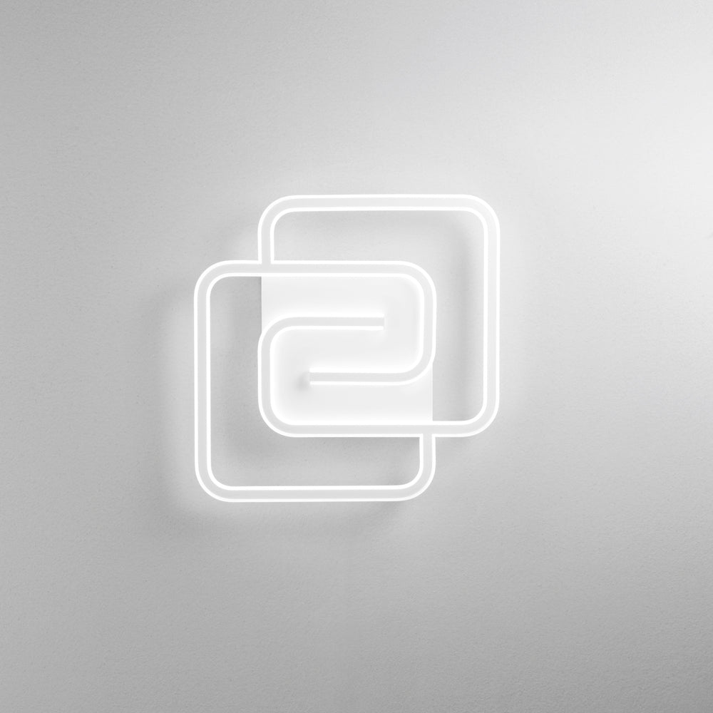 PLAFONIERA LED CAYMAN QUADRATA BIANCA 40W 5440LM CCT 49X49X6CM