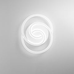 PLAFONIERA LED CAYMAN OVALE BIANCA 40W 5440LM CCT 48X60X6CM