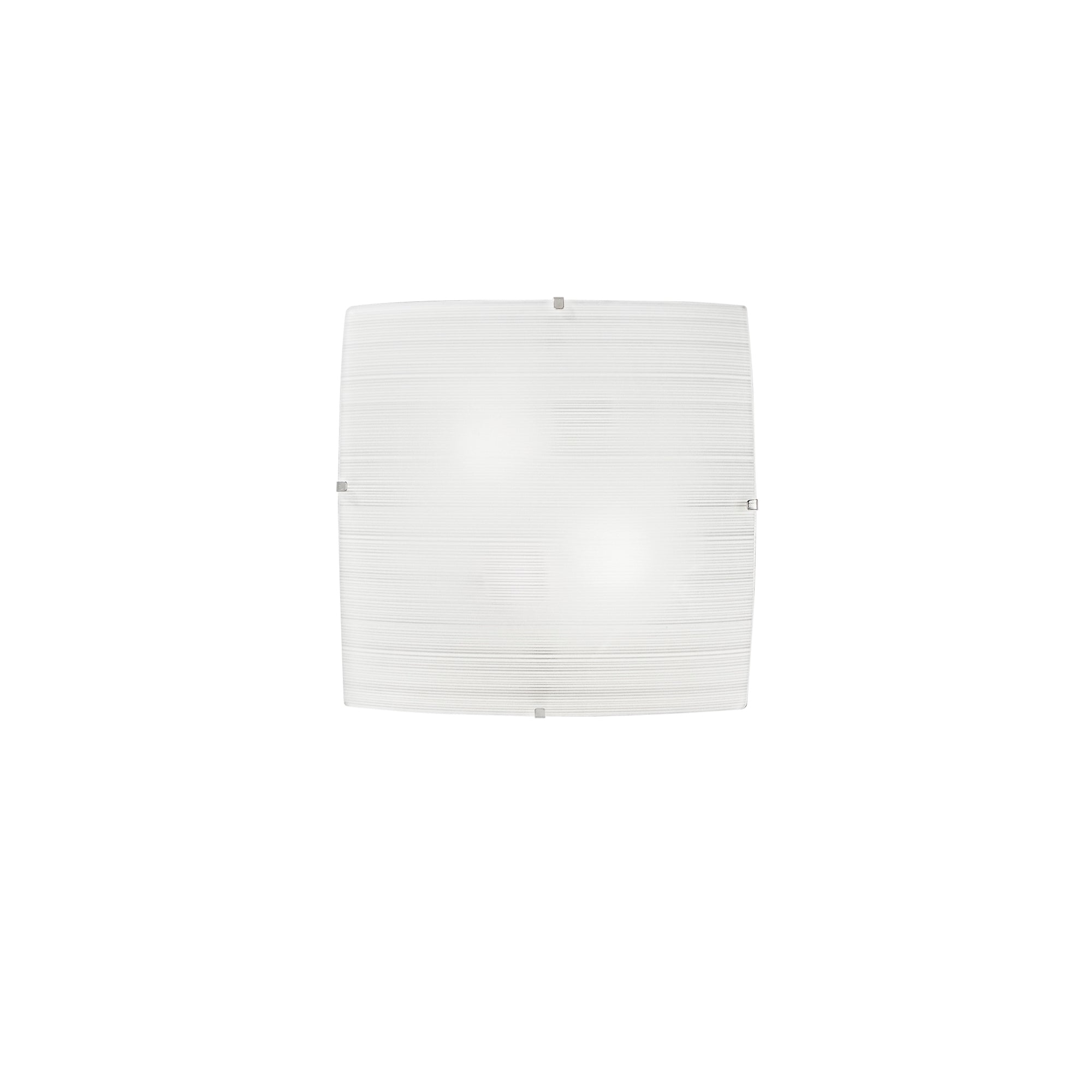 "Plafoniera CELINE in vetro bianco satinato 30 cm."