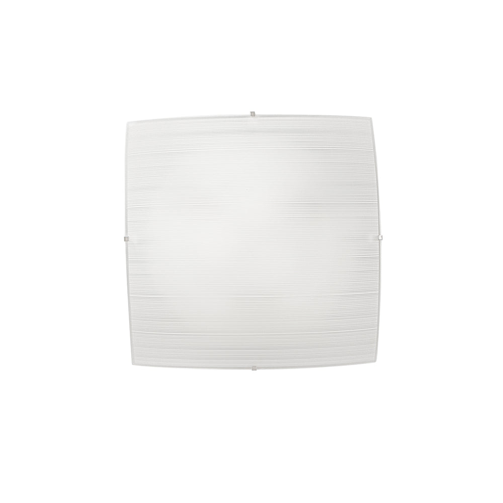 PLAFONIERA CELINE BIANCA 3XE27 40X40X10CM