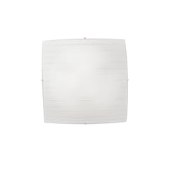"Plafoniera CELINE in vetro bianco satinato 50 cm."
