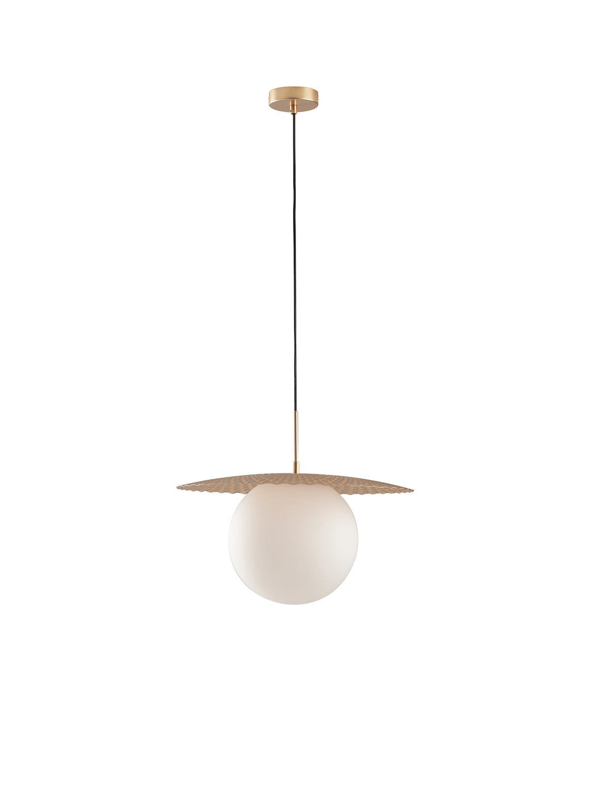 SOSPENSIONE CHAPLIN ORO 1XE27 45X45X159,8CM