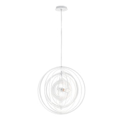 "Sospensione CLUB in metallo bianco 120x50 cm. Ø"