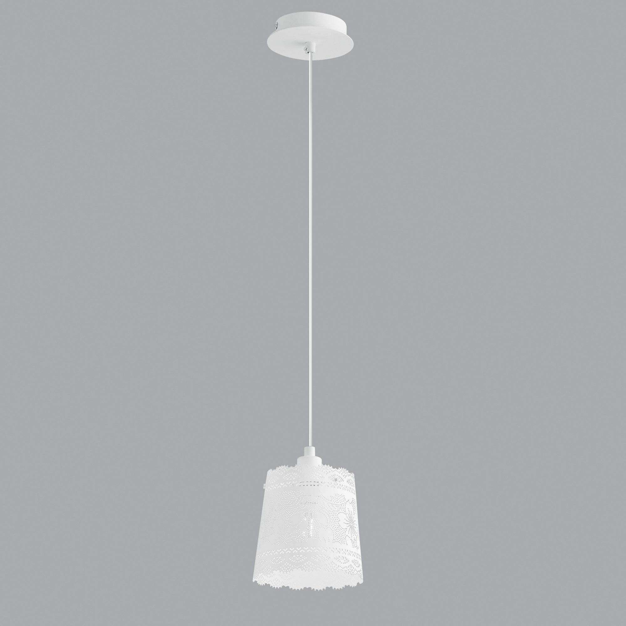 SOSPENSIONE CLUNY BIANCA 1XE14 14X145CM