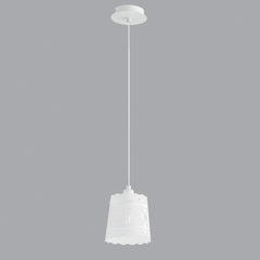 SOSPENSIONE CLUNY BIANCA 1XE14 14X145CM