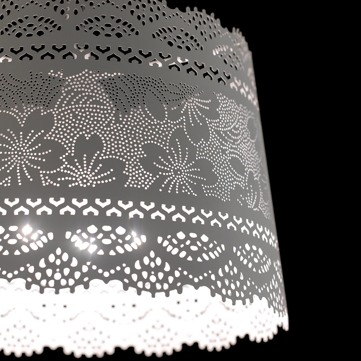 SOSPENSIONE CLUNY BIANCA 3XE14 40X145CM