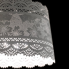 SOSPENSIONE CLUNY BIANCA 3XE14 40X145CM