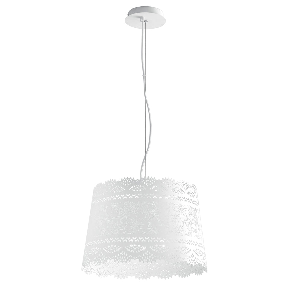 SOSPENSIONE CLUNY BIANCA 3XE14 40X145CM