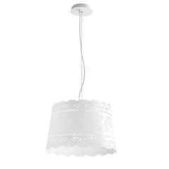 SOSPENSIONE CLUNY BIANCA 3XE14 40X145CM