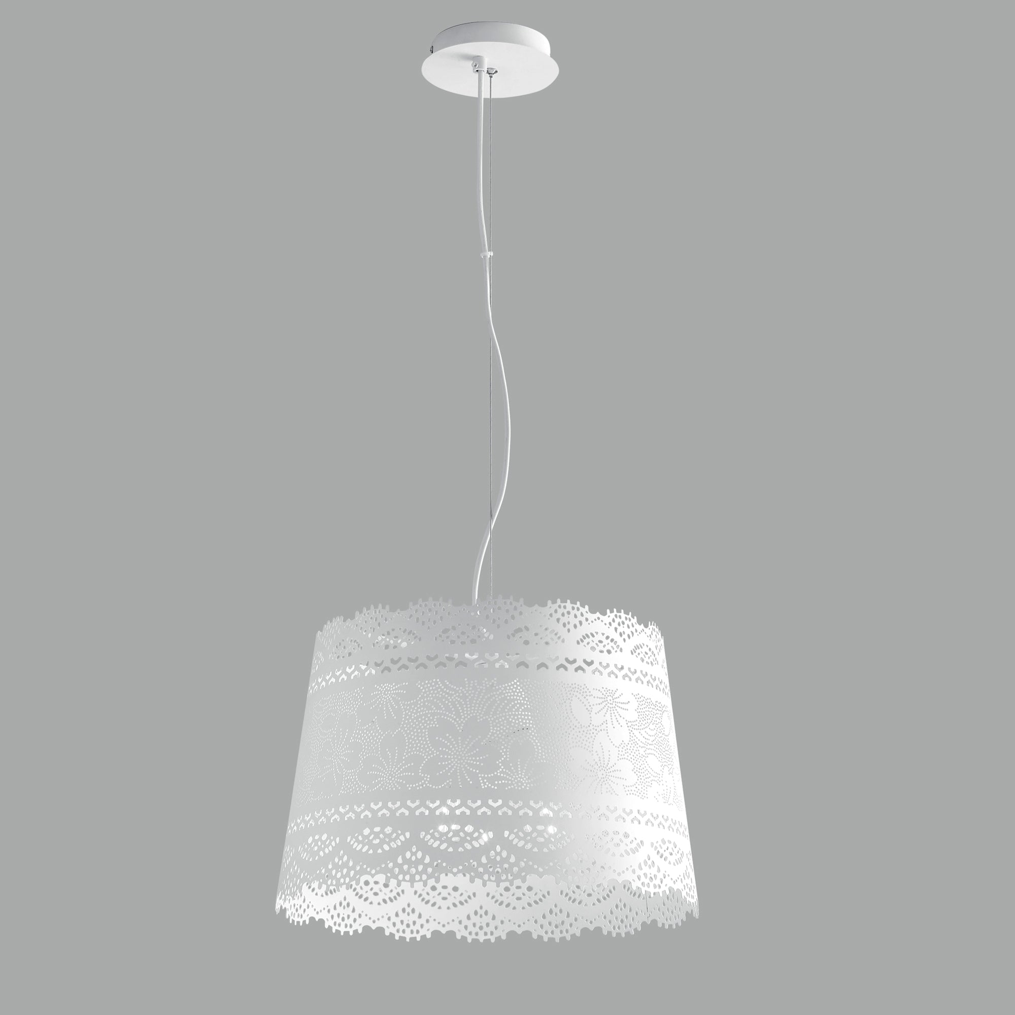 SOSPENSIONE CLUNY BIANCA 3XE14 40X145CM