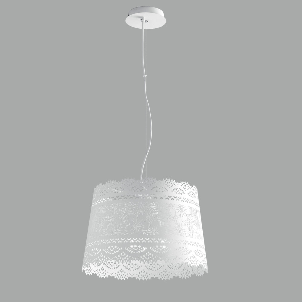 SOSPENSIONE CLUNY BIANCA 3XE14 40X145CM