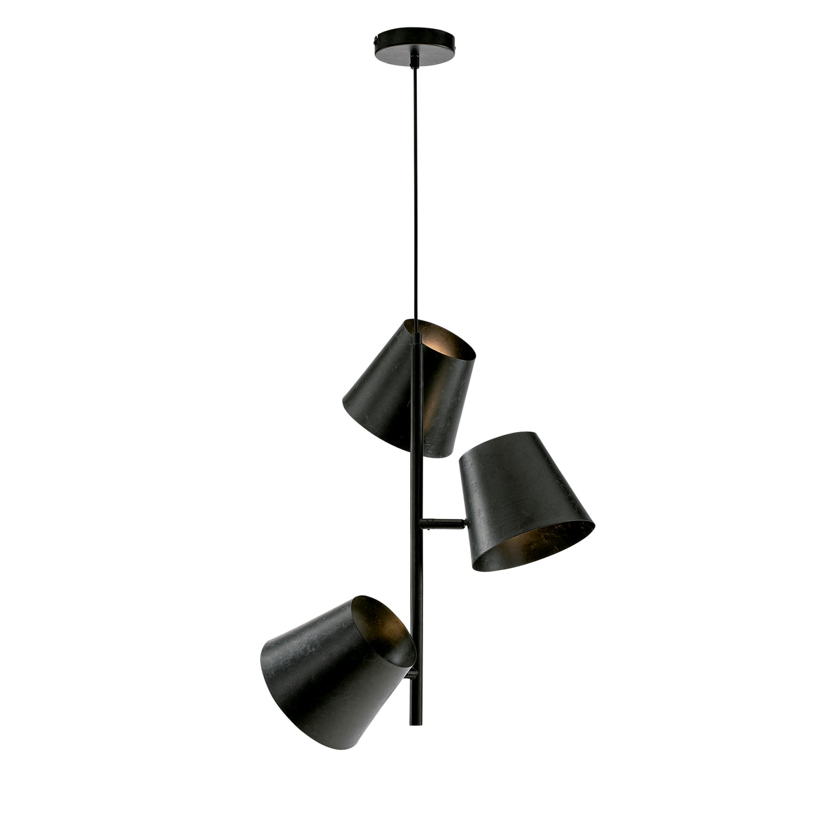 SOSPENSIONE COLT GRIGIA 3XE27 51X212CM