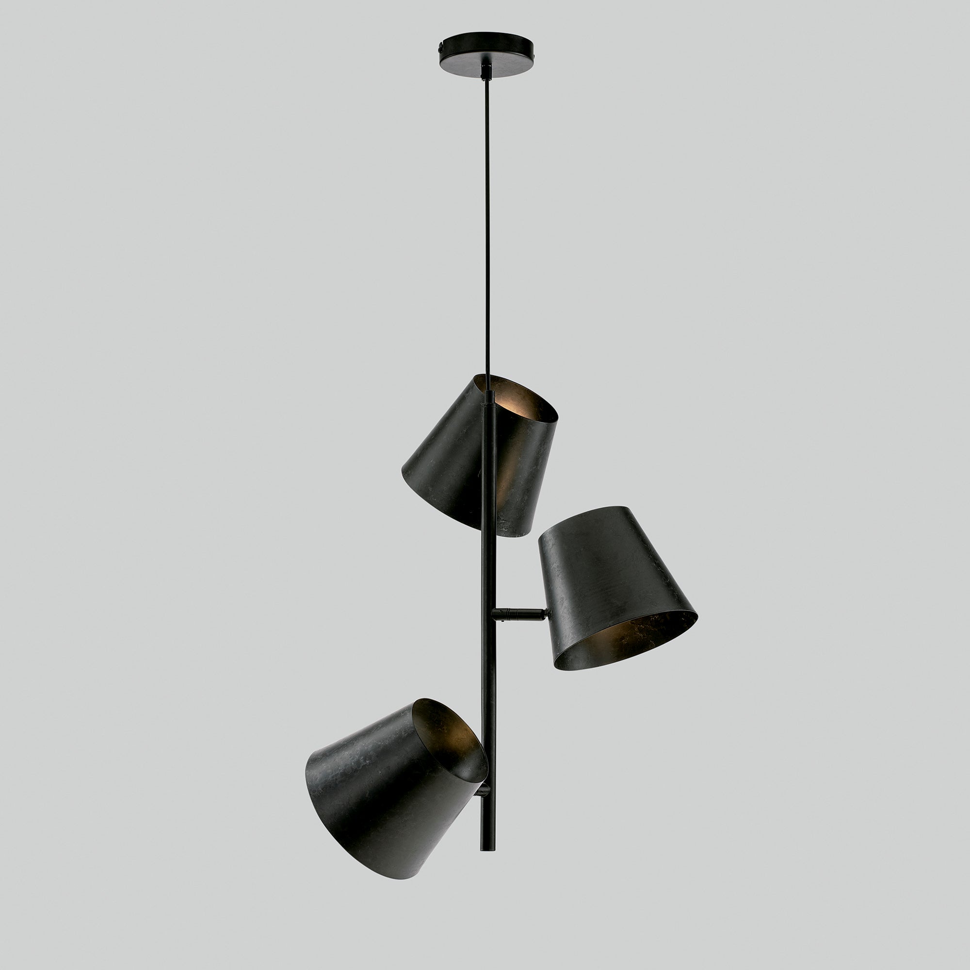 SOSPENSIONE COLT GRIGIA 3XE27 51X212CM