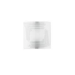 "Applique CONCEPT in vetro bianco 26 cm."