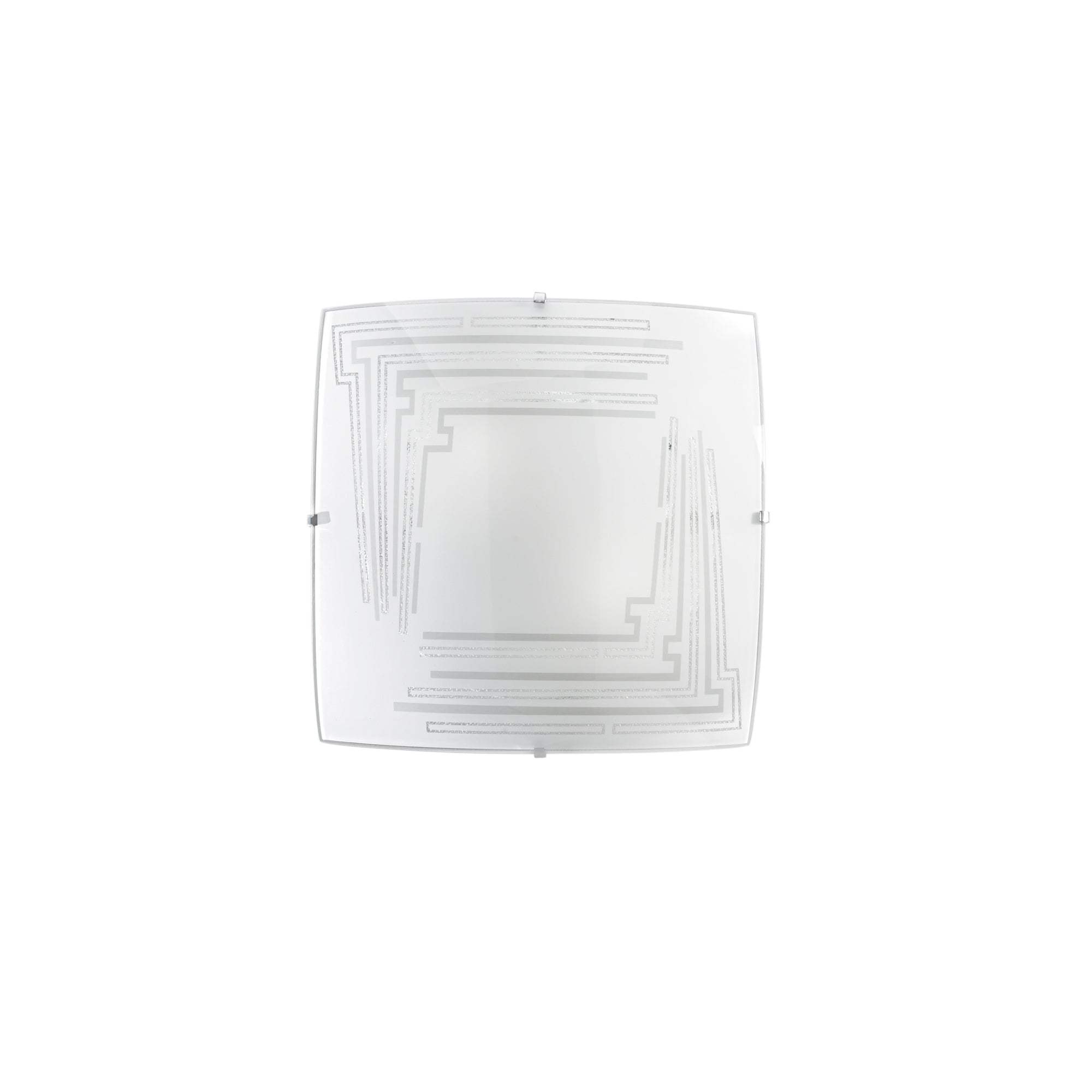 "Plafoniera CONCEPT in vetro bianco 30 cm."
