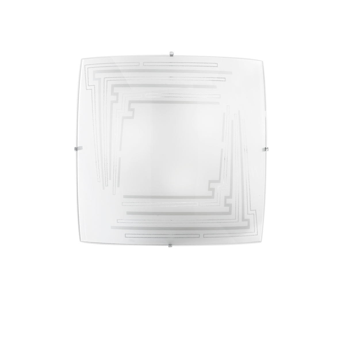 "Plafoniera CONCEPT in vetro bianco 40 cm."
