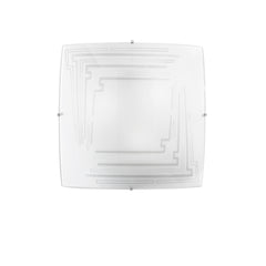 "Plafoniera CONCEPT in vetro bianco 40 cm."