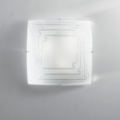 PLAFONIERA CONCEPT BIANCA 3XE27 40X10,5X40CM