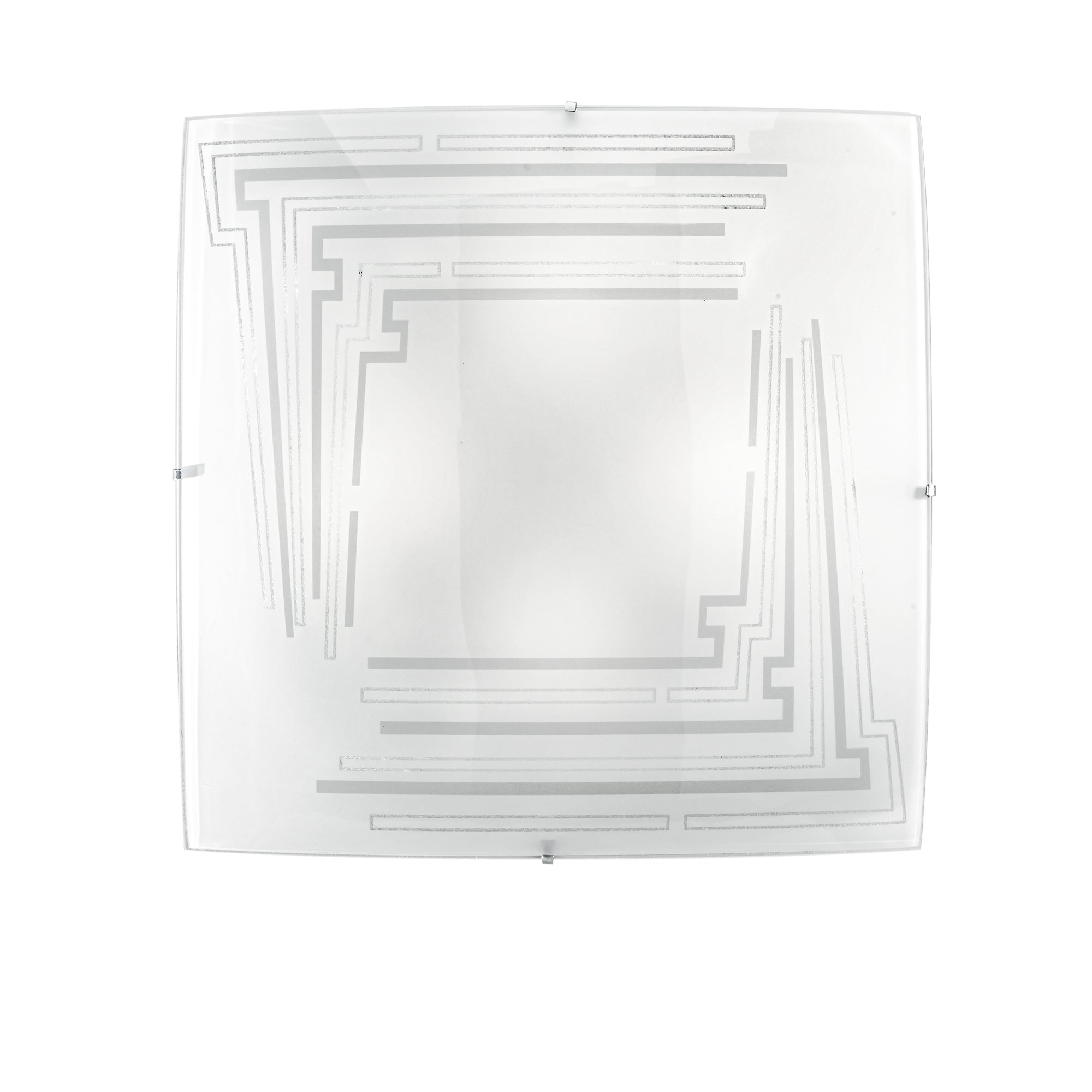 "Plafoniera CONCEPT in vetro bianco 50 cm."
